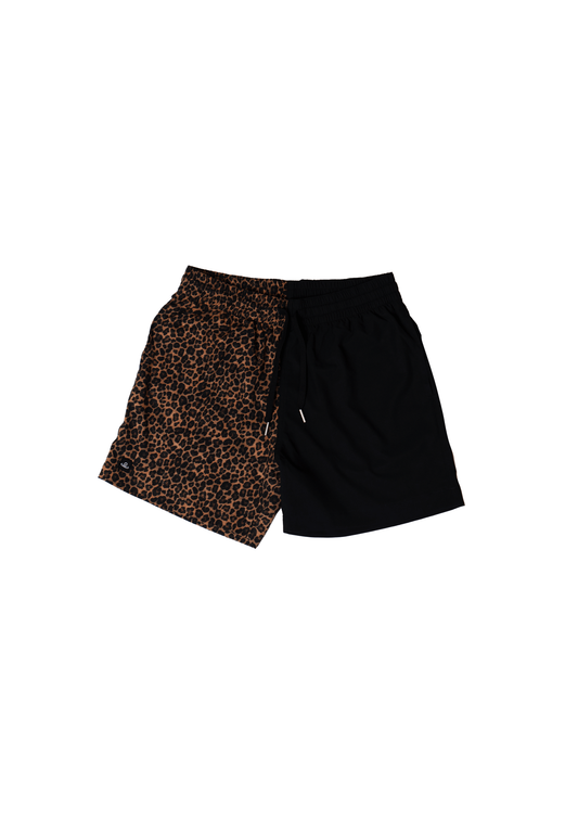 Huntington Swim Trunk - Leopard/Black