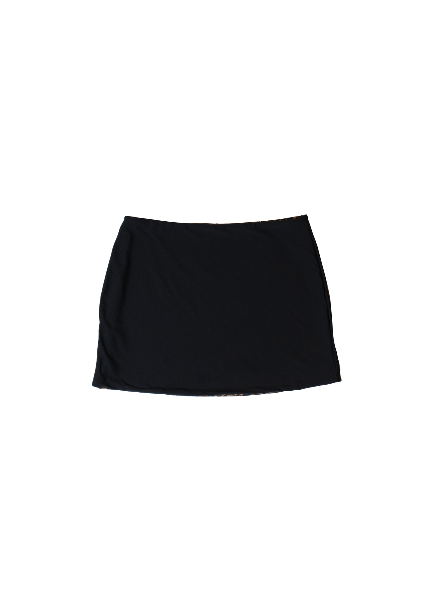 Encinitas Swim Skirt- Leopard/ Black