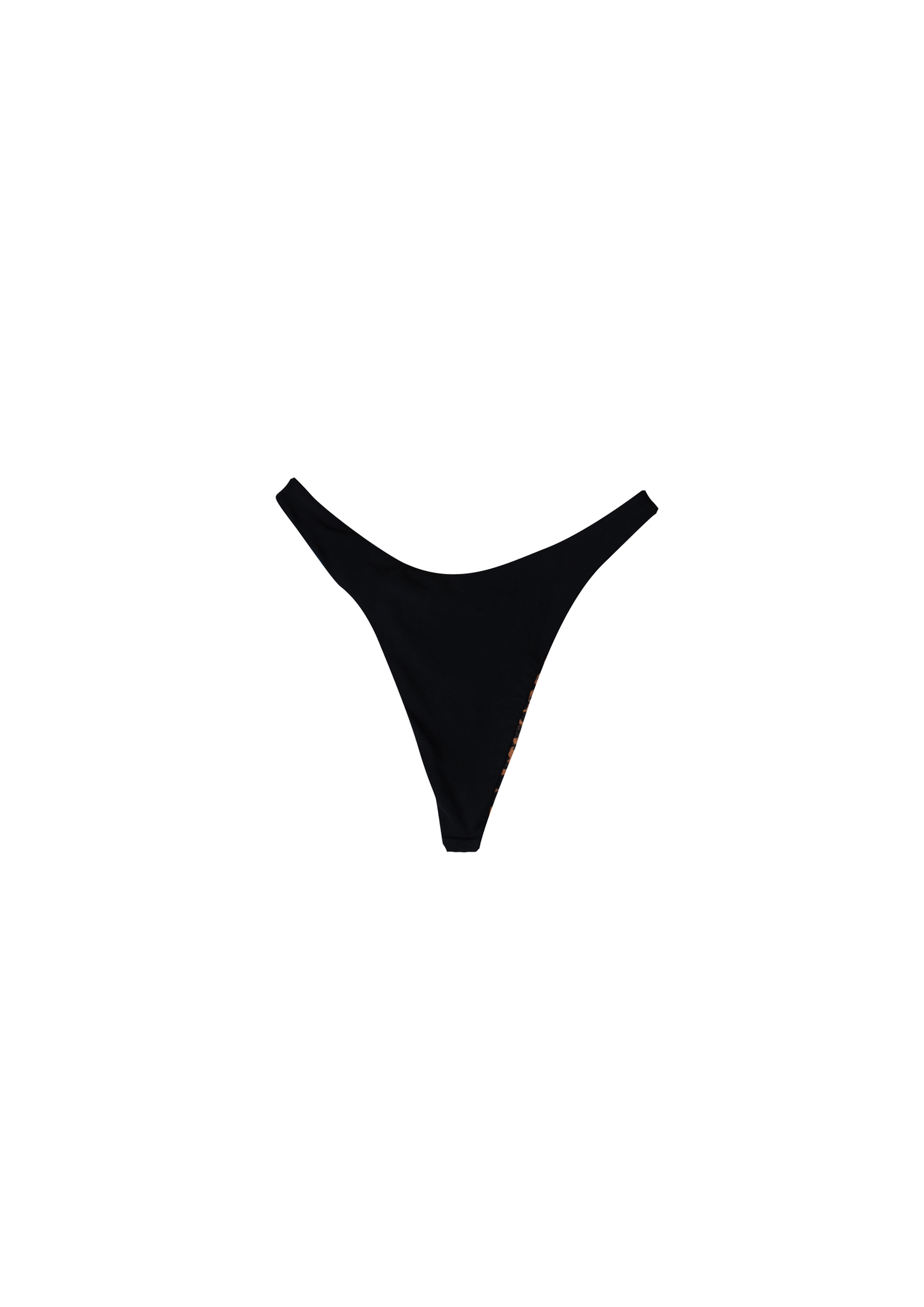 Malibu Thong - Leopard/ Black