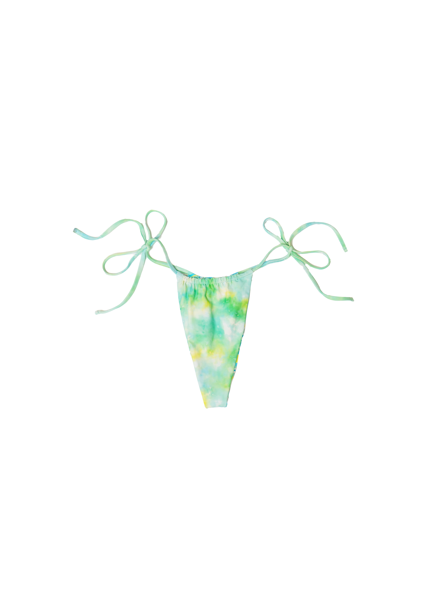 Laguna Ruched Bikini Bottom - Swirl/Tie-Dye